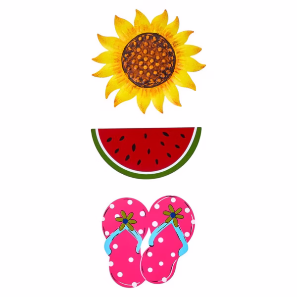 Decorative Plastic Cup Holder with Interchangeable Icons - Image 5