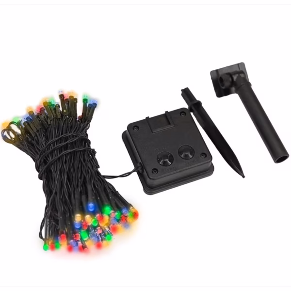 Solar Powered String Lights Outdoor Multi Color - Image 2