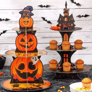 Halloween Spooktacular Dessert or Cupcake Display Stand 3-Tier
