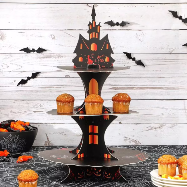 Halloween Spooktacular Dessert or Cupcake Display Stand 3-Tier - Image 6