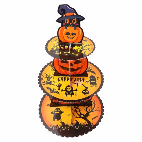 Halloween Spooktacular Dessert or Cupcake Display Stand 3-Tier - Image 4
