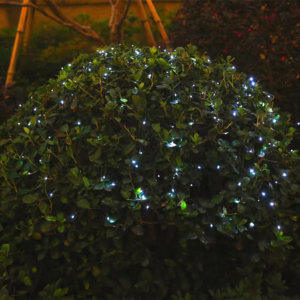 Solar Powered White String Lights Outdoor