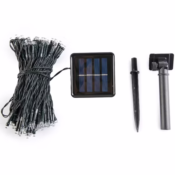 Solar Powered White String Lights Outdoor - Image 2