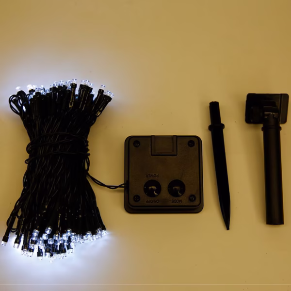Solar Powered White String Lights Outdoor - Image 3