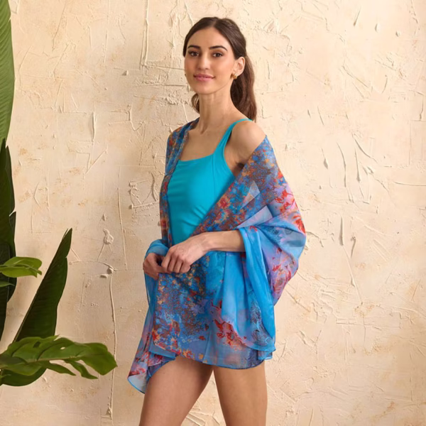 Women's Sheer and Lightweight Chiffon Scarf - Image 12