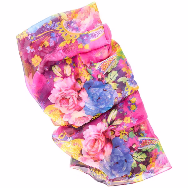 Women's Sheer and Lightweight Chiffon Scarf - Image 11