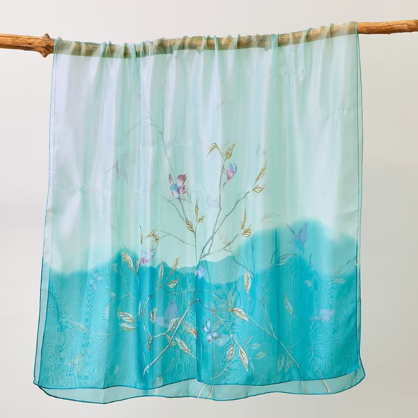 Women's Sheer and Lightweight Chiffon Scarf - Image 4