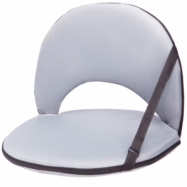 Travel Folding Cushioned Seat 5 Adjustable Positions Blue Or Gray - Image 7